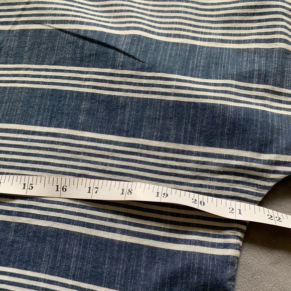 ZARA Woman Premium Denim Collection Stripe Shirt - Picture 8 of 8